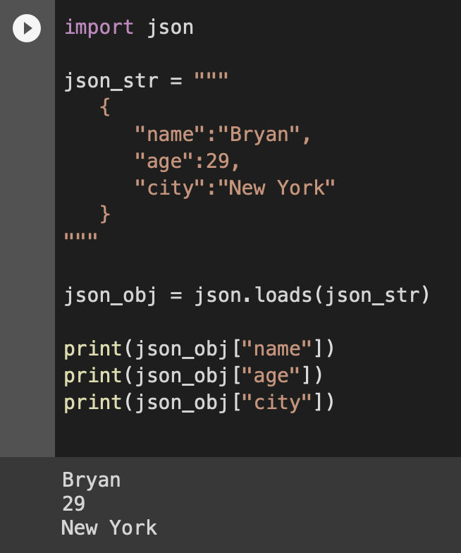 Python read JSON example